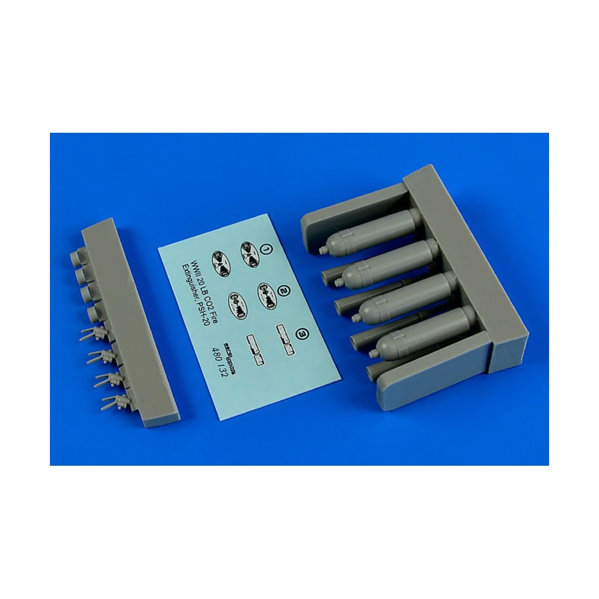 WWII CO2 PSH-20 fire extinguisher(US Arm, 1/48 - Aerobonus 480.132