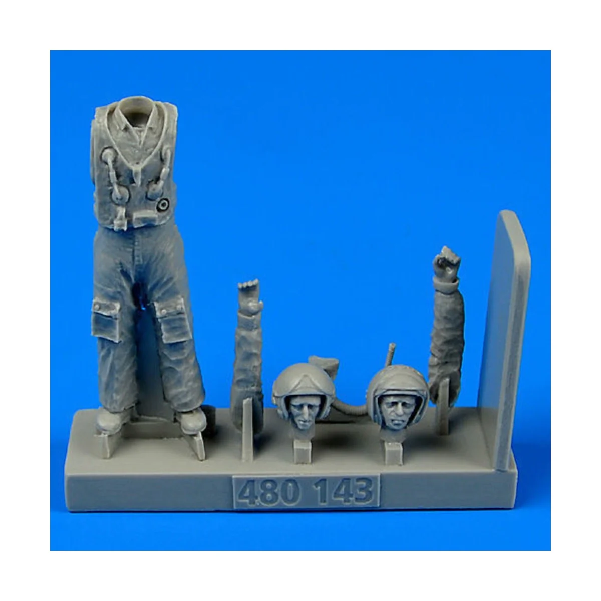 Soviet Pilot with life jacket-the Cold War period, 1/48 - Aerobonus...