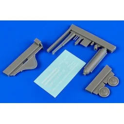 USAF Flightline 50 Ib.CO2 extinguisher- wheeled, 1/48 - Aerobonus 4...