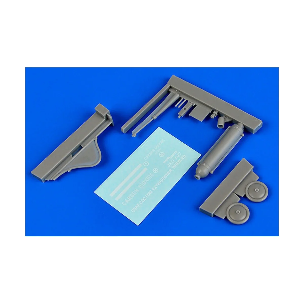 USAF Flightline 50 Ib.CO2 extinguisher- wheeled, 1/48 - Aerobonus 4...