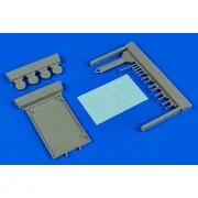 USAF Utility trailer wagon 36x60 inch, 1/48 - Aerobonus 480.148