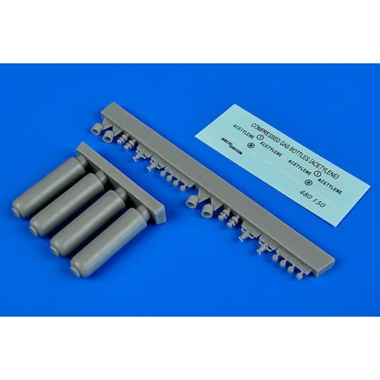 Compressed gas bottles-acetylene, 1/48 - Aerobonus 480.150