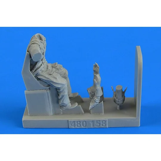 Czechoslovakian Air Force Fighter Pilot w.seat f.Avia B.534 III.Ser... Czechoslovakian Air Force Fighter Pilot w.seat f.Avia B.534 III.Ser...