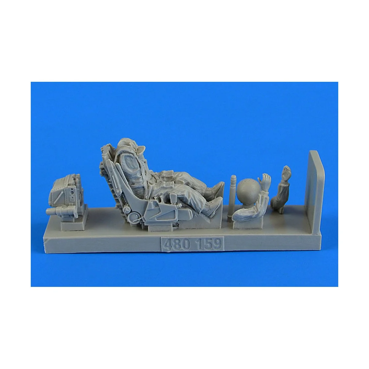 Soviet Fighter Pilot w.ejection seat for Su-27 Flanker f.Academy, 1...