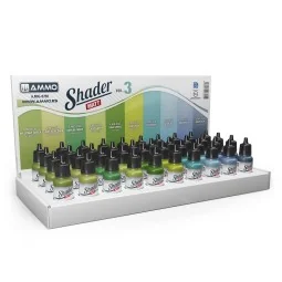 Shader Matt Vol.3 Display (10 kind of 17 ml Shaders Matt x 4 pcs. e...