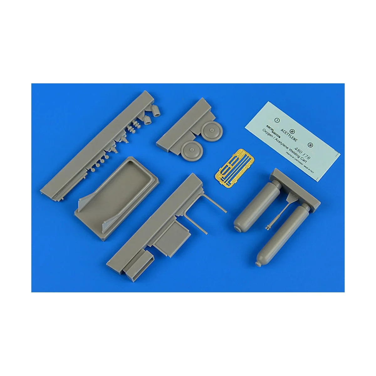 Oxygen/Acetylene welding cart, 1/48 - Aerobonus 480.178