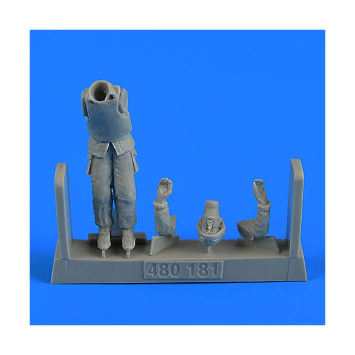 Modern British Army Gunner f.BAE Warrior, 1/48 - Aerobonus 480.181