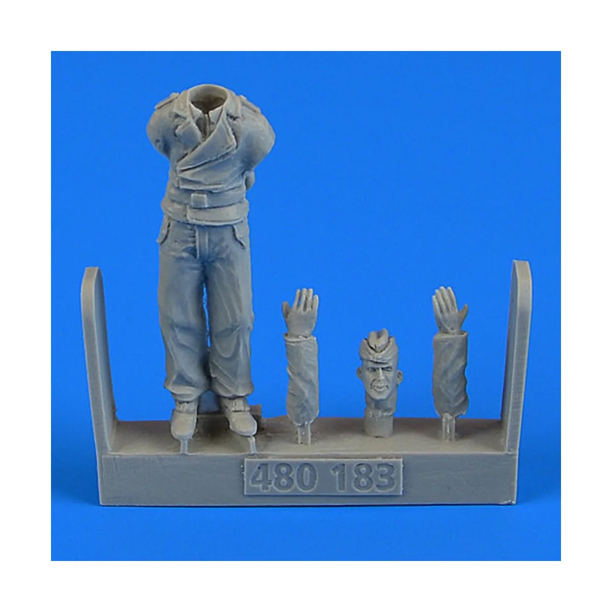 German WWII Tank crew-Trooper A, 1/48 - Aerobonus 480.183