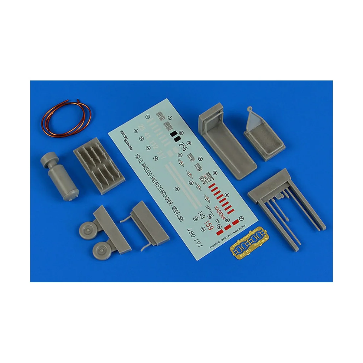 150 Ib.Wheeled halon extinguisher model 600 - Aerobonus 480.191