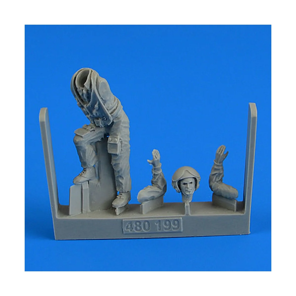 Russian Fighter Pilot on the ladder, 1/48 - Aerobonus 480.199