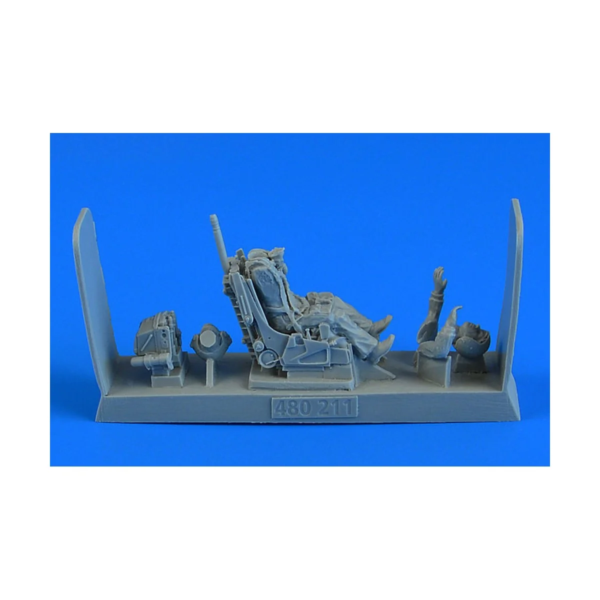 Soviet Fighter Pilot with ej. Seat for Su-27 Flanker (early, late v... Soviet Fighter Pilot with ej. Seat for Su-27 Flanker (early, late v...