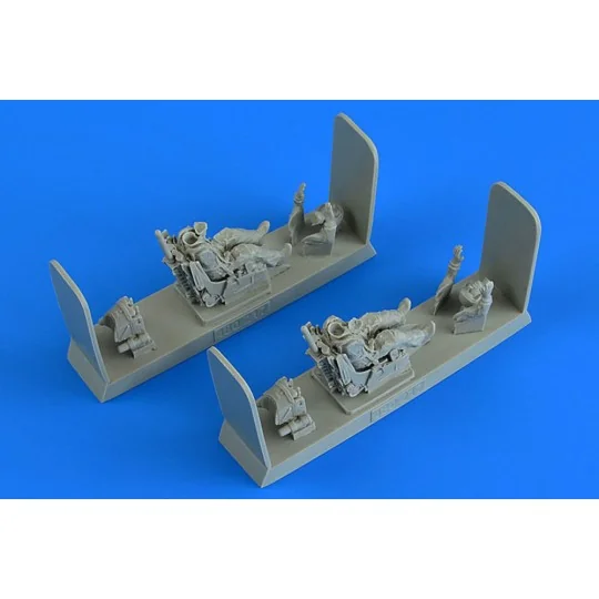 Modern Soviet Fighter Pilot and Operator with ej. seat for MiG-31 F...