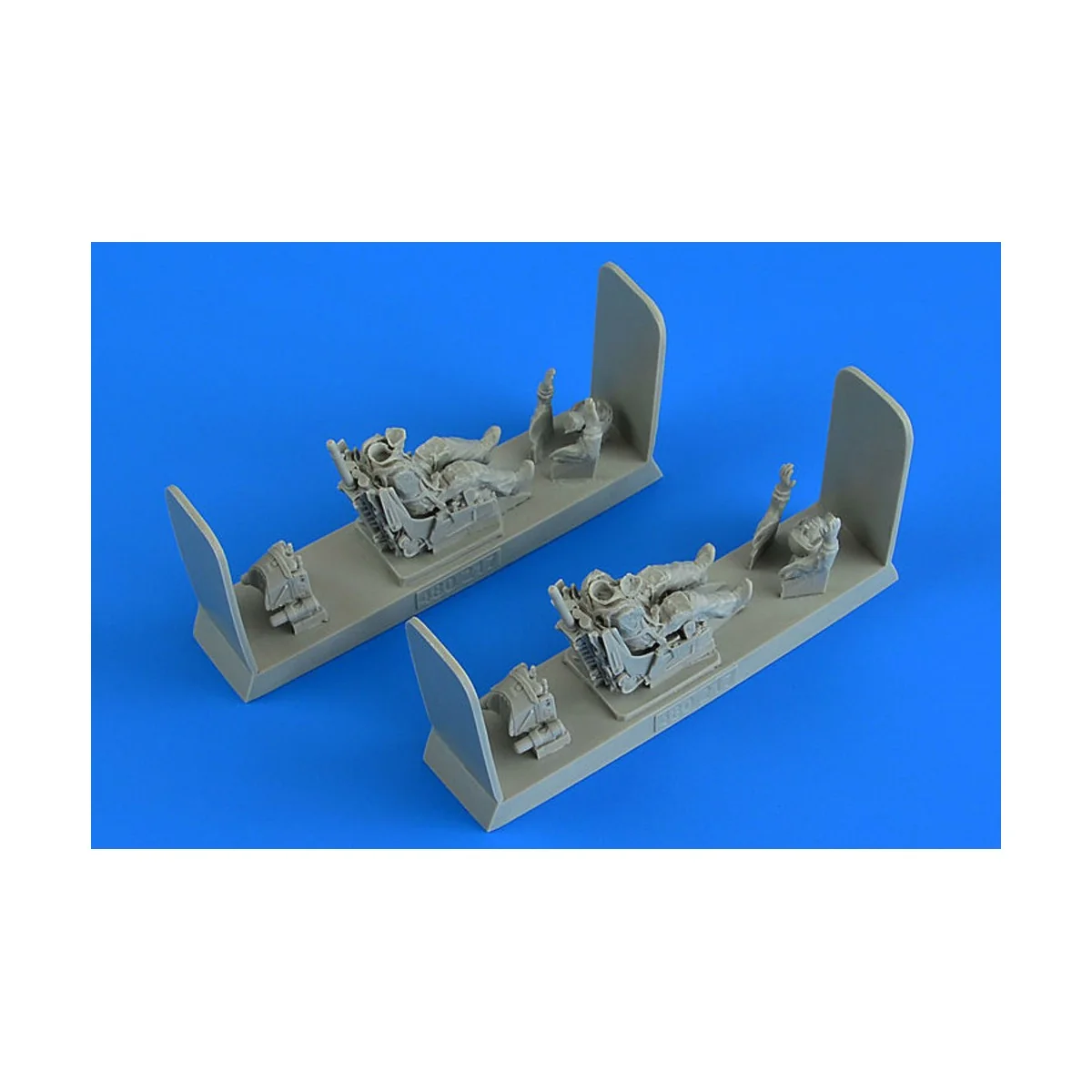 Modern Soviet Fighter Pilot and Operator with ej. seat for MiG-31 F...