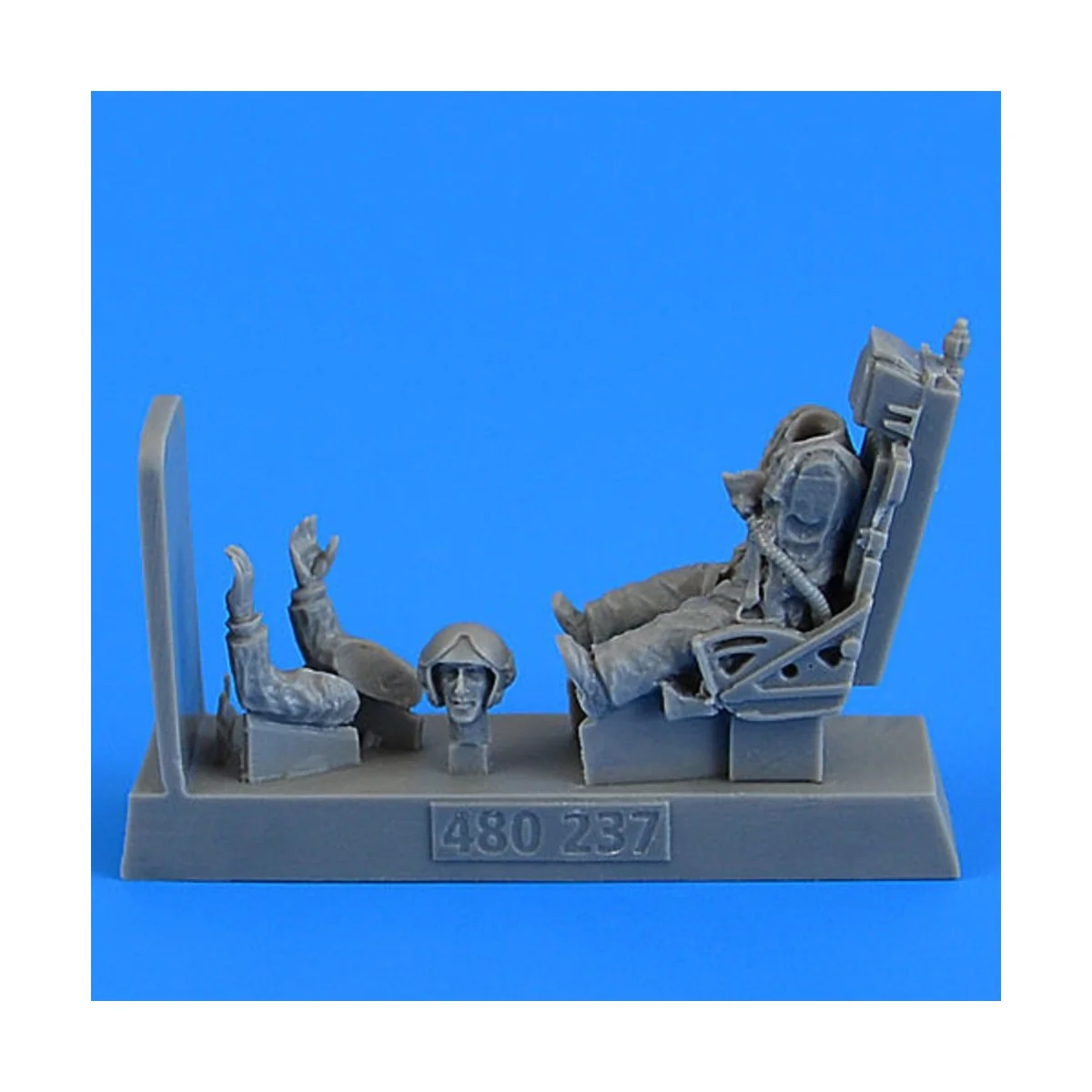 Soviet Fighter Pilot with ejection seat for MiG-19 Farmer for Trump...