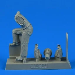 Kriegsmarine WWII sailor for German schnellboats,German Human Torpe...