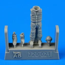 Germa Luffwaffe Pilot WWII with life jac, 1/72 - Aerobonus 720.021