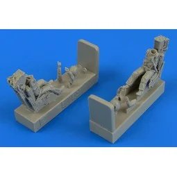 US Navy Pilot & Operator w.ejection seat f. F14A/B Tomcat f.Hasegaw...