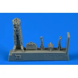 US NAVY Pilot with bag-Vietna, War 1965- - 1973 - Aerobonus 720028