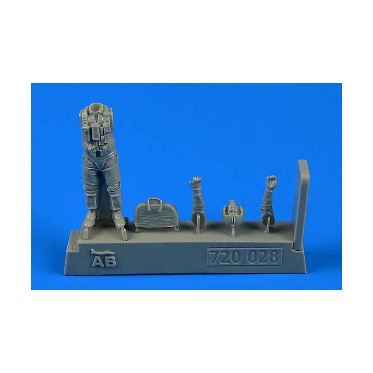 US NAVY Pilot with bag-Vietna, War 1965- - 1973, 1/72 - Aerobonus 7...