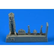 US NAVY Pilot with bag-Vietna, War 1965- - 1973, 1/72 - Aerobonus 7...