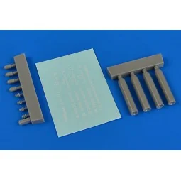 Compressed gas bottles (carbon dioxide), 1/72 - Aerobonus 720.029