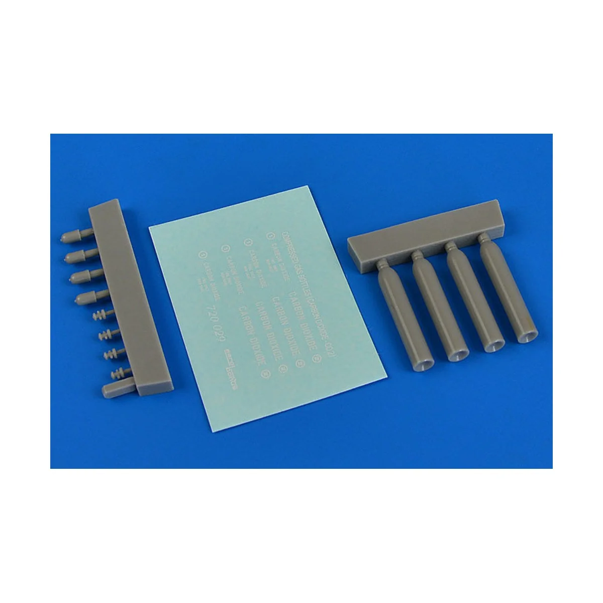 Compressed gas bottles (carbon dioxide), 1/72 - Aerobonus 720.029