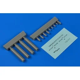 Compressed gas bottles- acetylene, 1/72 - Aerobonus 720031