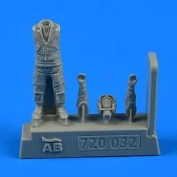 German Modern Luftwaffe/Marine Fighter Pilot, 1/72 - Aerobonus 720032