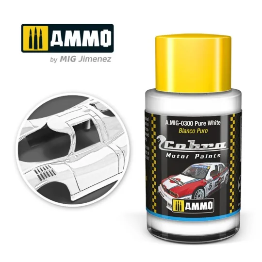 COBRA MOTOR Pure White - AMMO by MIG Jimenez A.MIG-0300