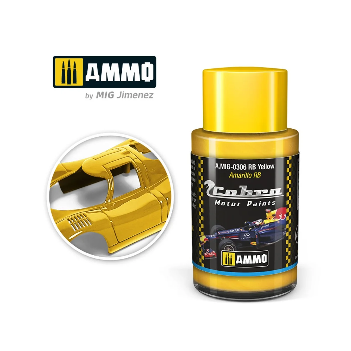 COBRA MOTOR RB Yellow - AMMO by MIG Jimenez A.MIG-0306