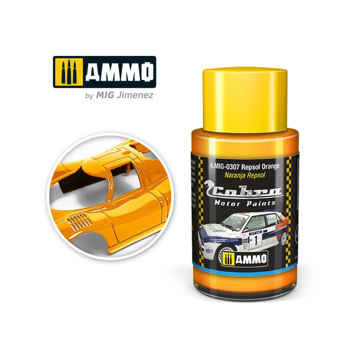 COBRA MOTOR Repsol Orange - AMMO by MIG Jimenez A.MIG-0307