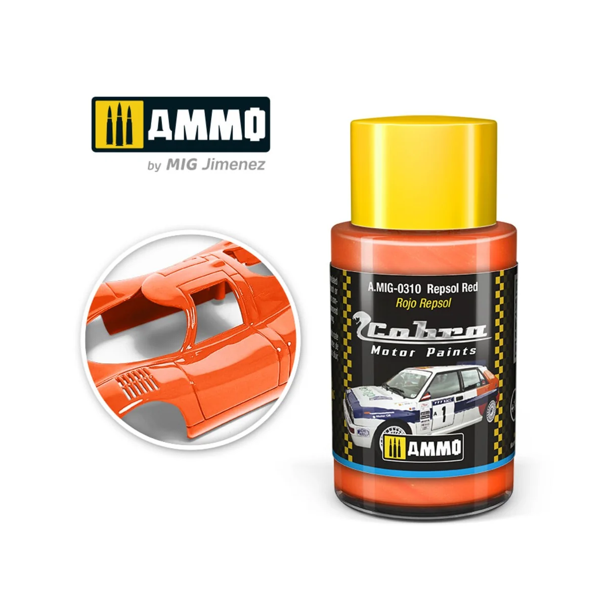 COBRA MOTOR Repsol Red - AMMO by MIG Jimenez A.MIG-0310