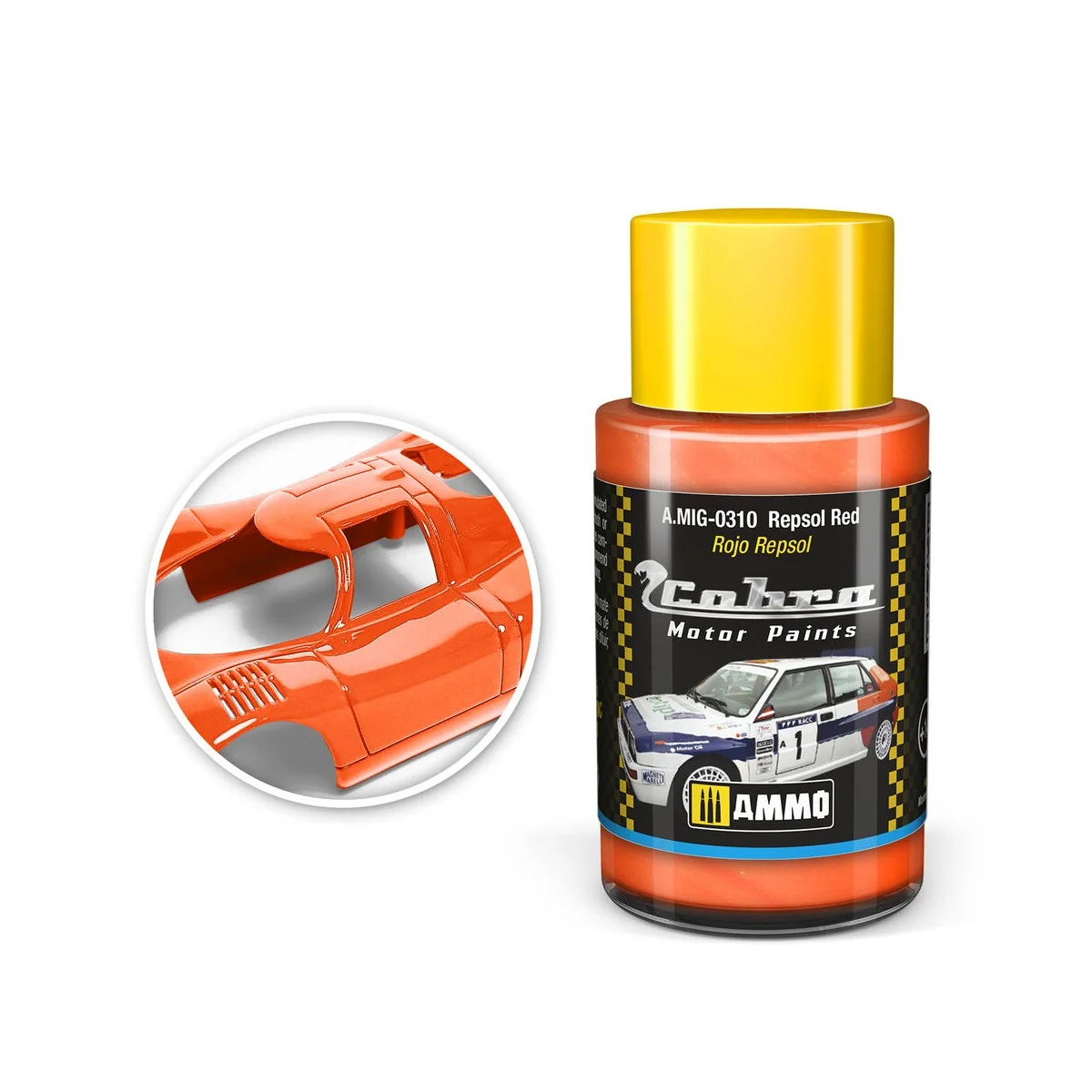 COBRA MOTOR Repsol Red - AMMO by MIG Jimenez A.MIG-0310 COBRA MOTOR Repsol Red - AMMO by MIG Jimenez A.MIG-0310