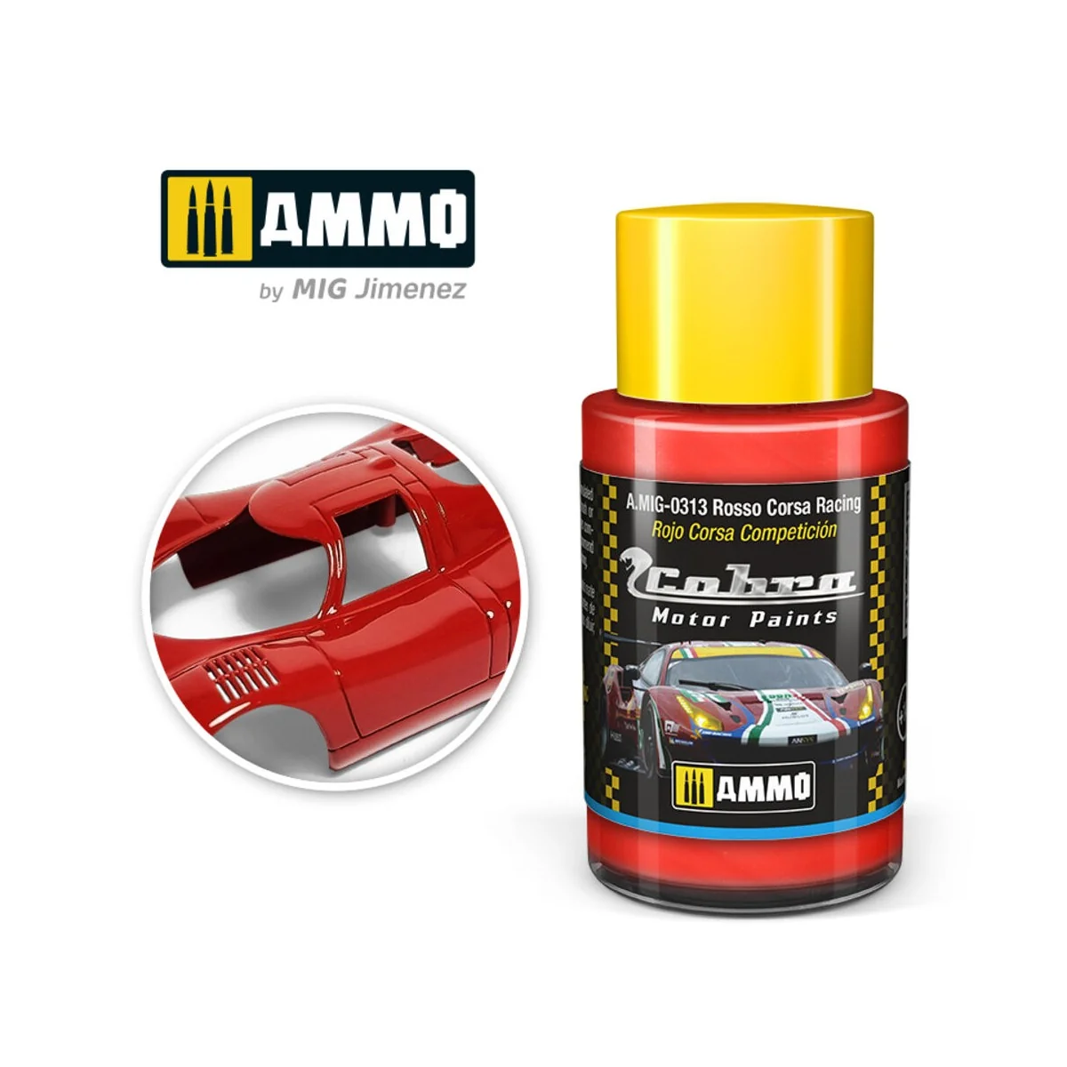 COBRA MOTOR Rosso Corsa Racing - AMMO by MIG Jimenez A.MIG-0313