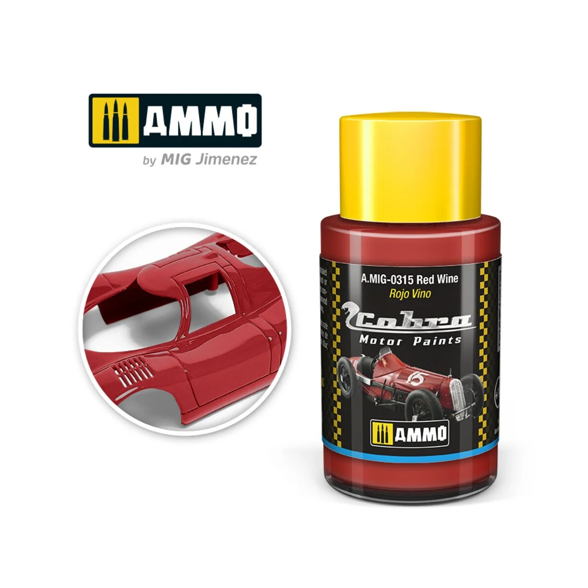 COBRA MOTOR Red Wine - AMMO by MIG Jimenez A.MIG-0315 COBRA MOTOR Red Wine - AMMO by MIG Jimenez A.MIG-0315
