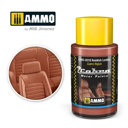 COBRA MOTOR Reddish Leather - AMMO by MIG Jimenez A.MIG-0318