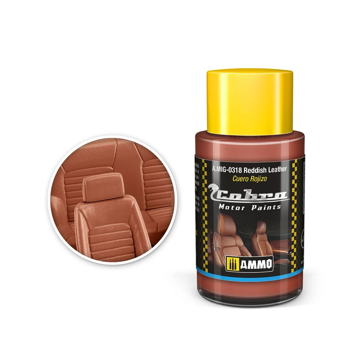 COBRA MOTOR Reddish Leather - AMMO by MIG Jimenez A.MIG-0318