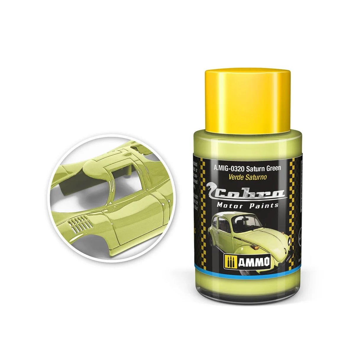 COBRA MOTOR Saturn Green - AMMO by MIG Jimenez A.MIG-0320 COBRA MOTOR Saturn Green - AMMO by MIG Jimenez A.MIG-0320