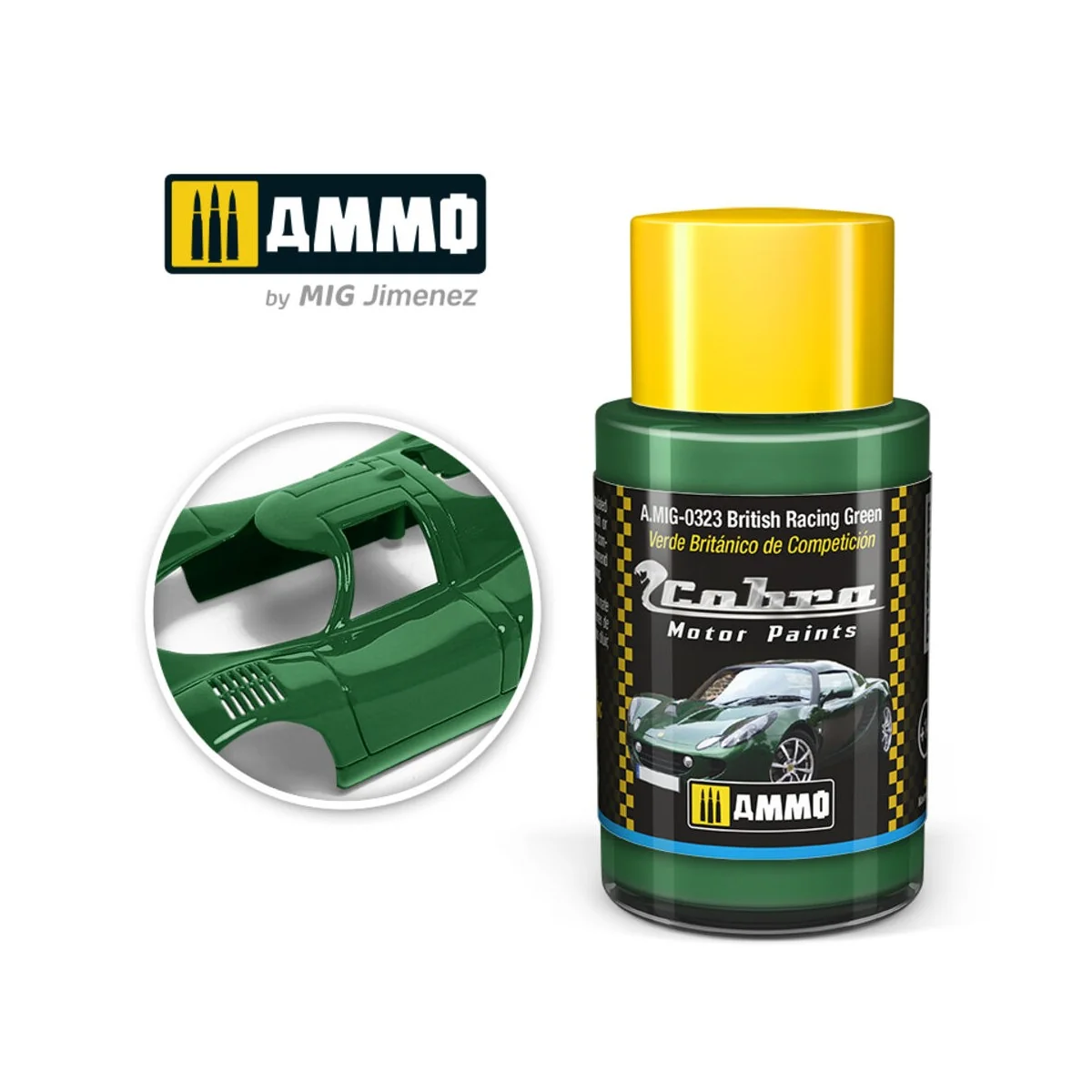 COBRA MOTOR British Racing Green - AMMO by MIG Jimenez A.MIG-0323
