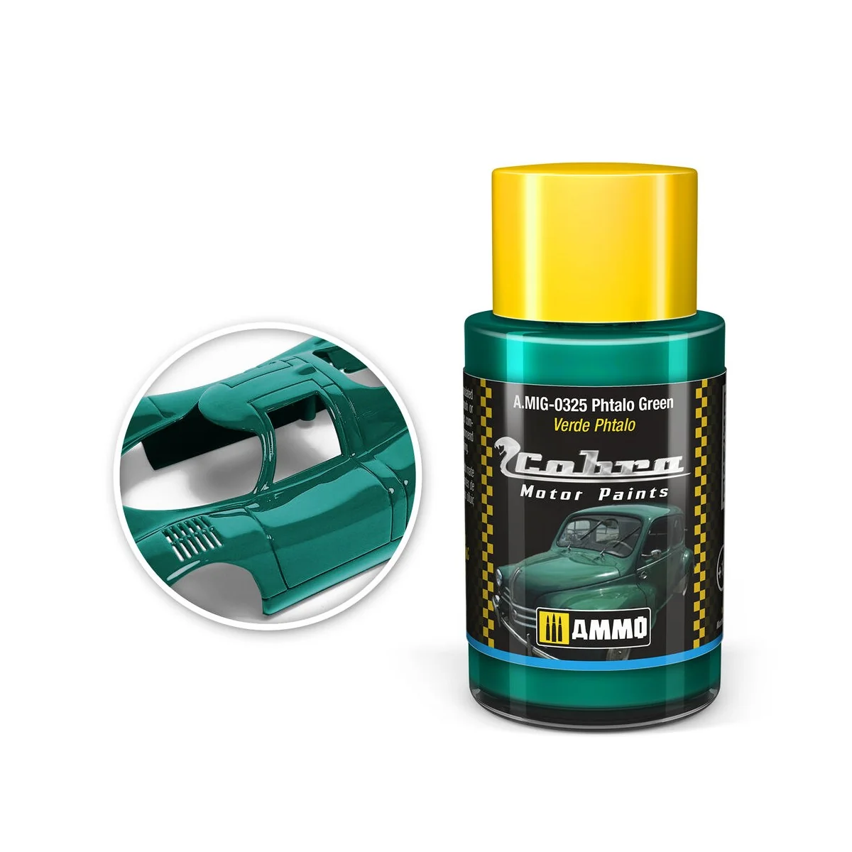 COBRA MOTOR Phtalo green - AMMO by MIG Jimenez A.MIG-0325
