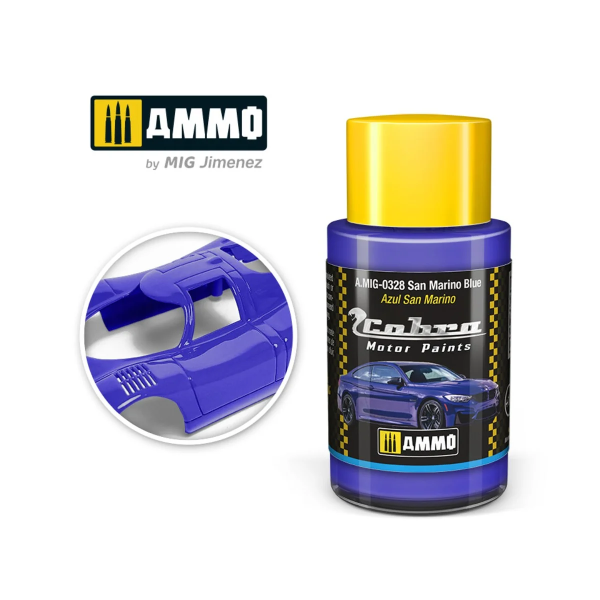 COBRA MOTOR San Marino Blue - AMMO by MIG Jimenez A.MIG-0328