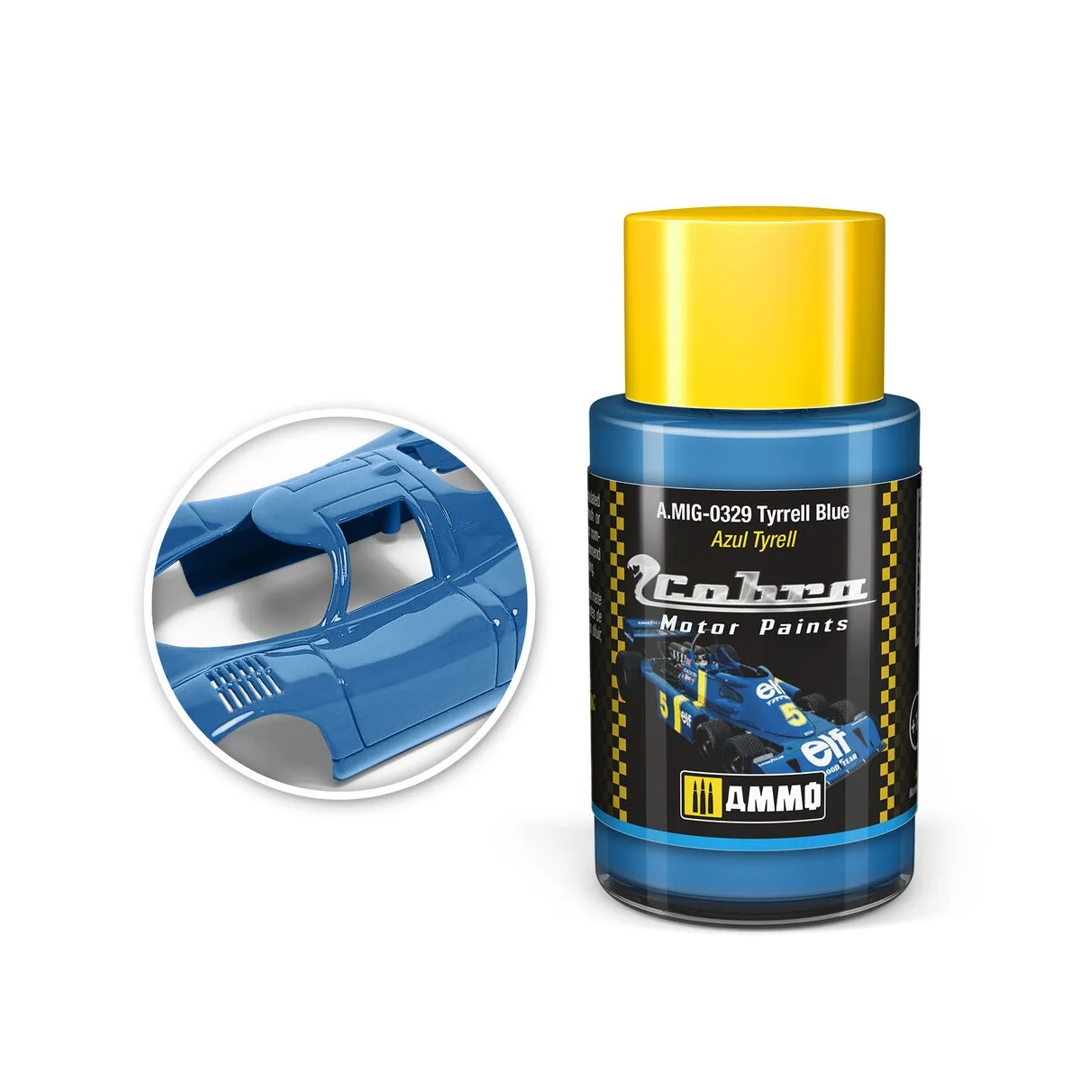 COBRA MOTOR Tyrrell Blue - AMMO by MIG Jimenez A.MIG-0329