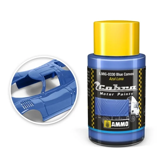 COBRA MOTOR Blue Canvas - AMMO by MIG Jimenez A.MIG-0330 COBRA MOTOR Blue Canvas - AMMO by MIG Jimenez A.MIG-0330
