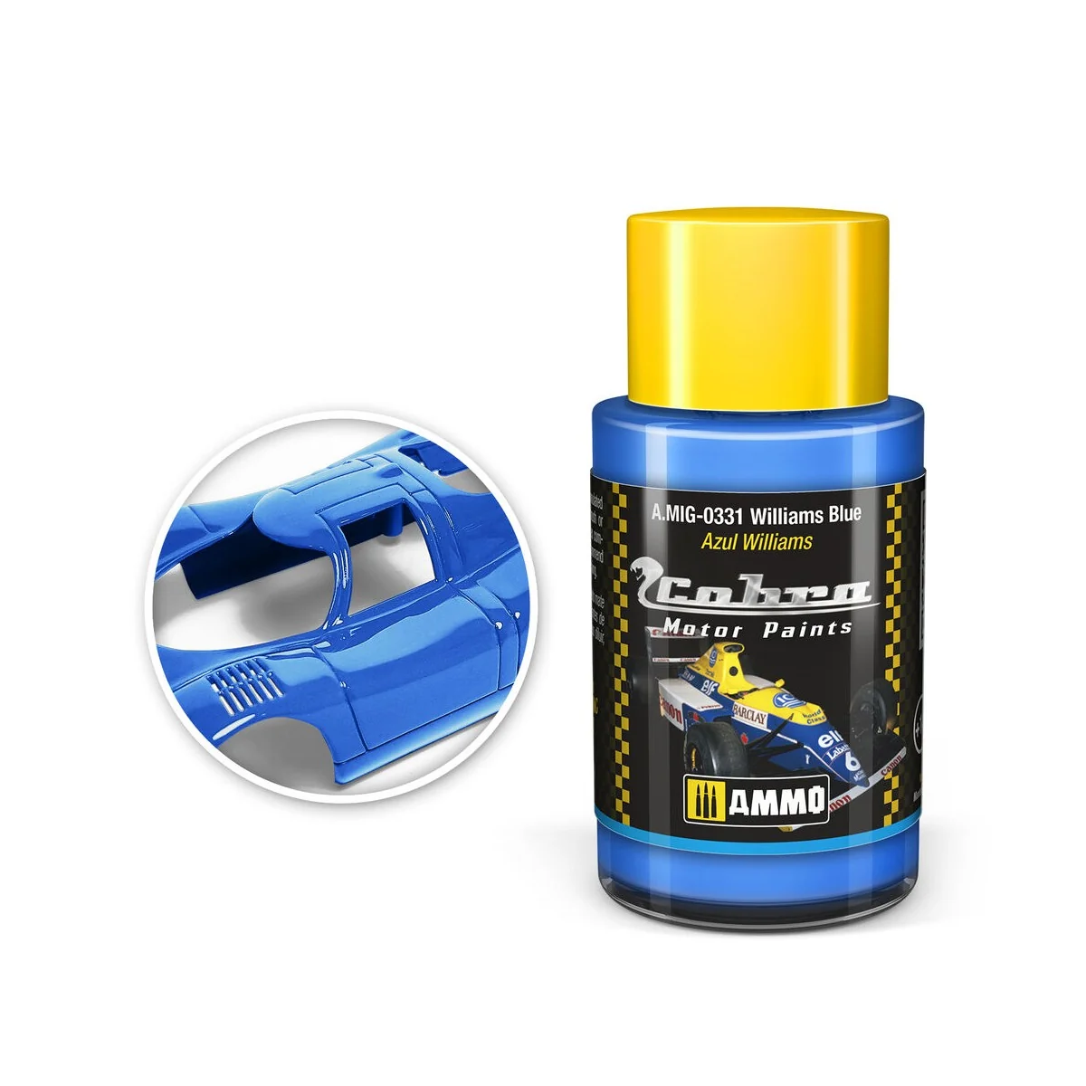 COBRA MOTOR Williams Blue - AMMO by MIG Jimenez A.MIG-0331