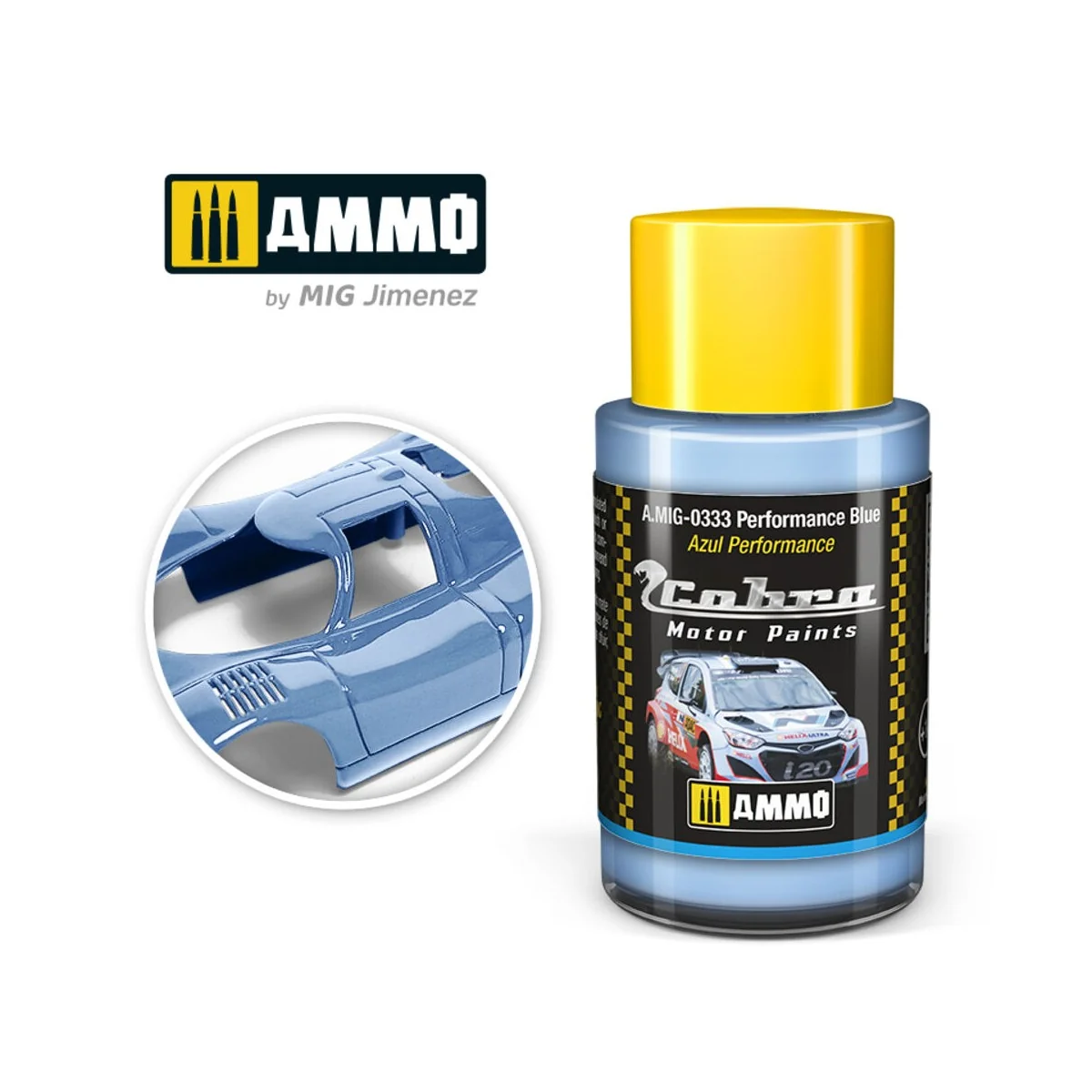 COBRA MOTOR Performance Blue - AMMO by MIG Jimenez A.MIG-0333