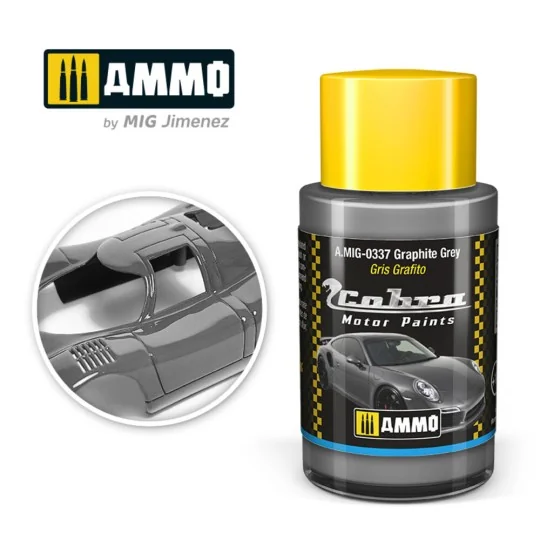 COBRA MOTOR Graphite Grey - AMMO by MIG Jimenez A.MIG-0337 COBRA MOTOR Graphite Grey - AMMO by MIG Jimenez A.MIG-0337