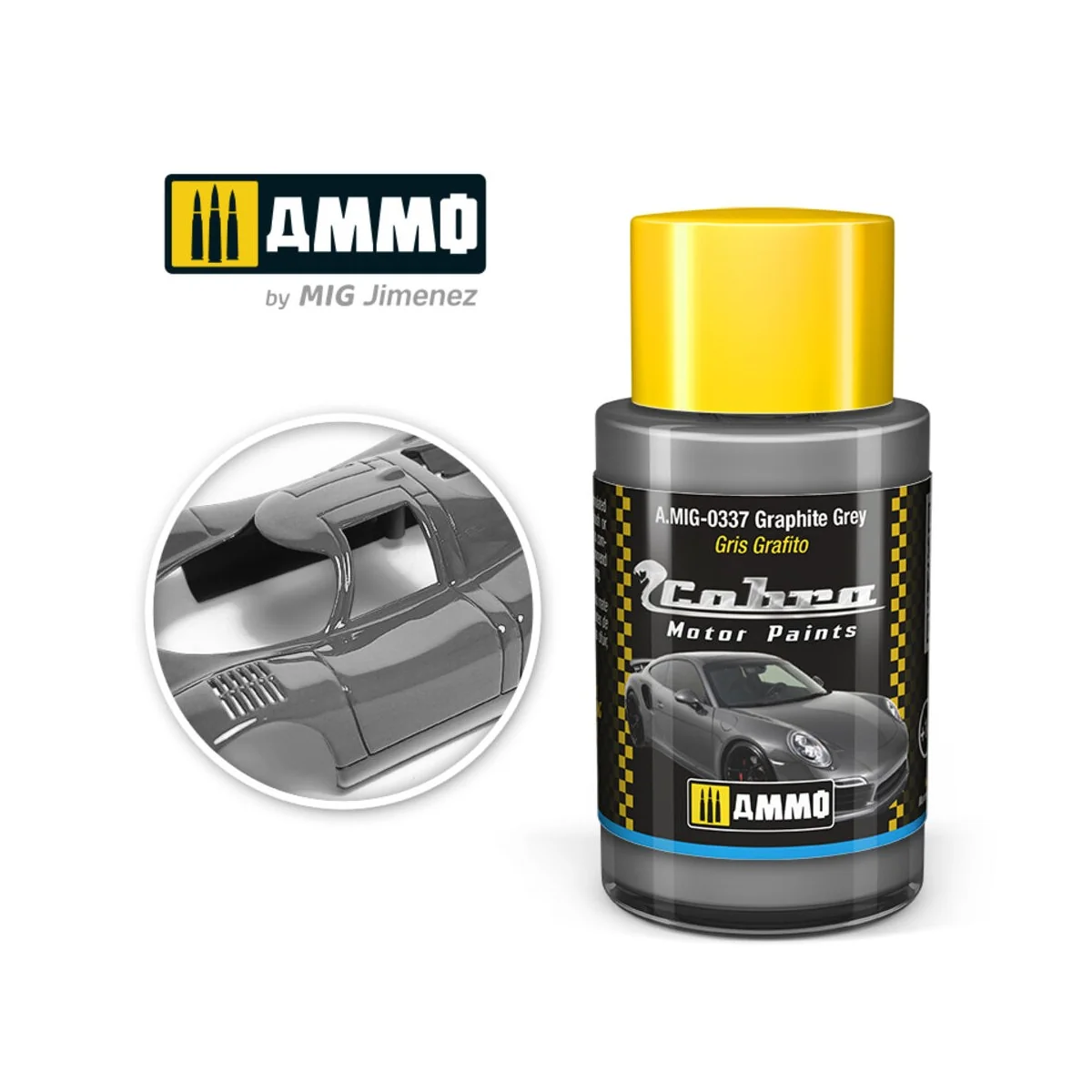 COBRA MOTOR Graphite Grey - AMMO by MIG Jimenez A.MIG-0337
