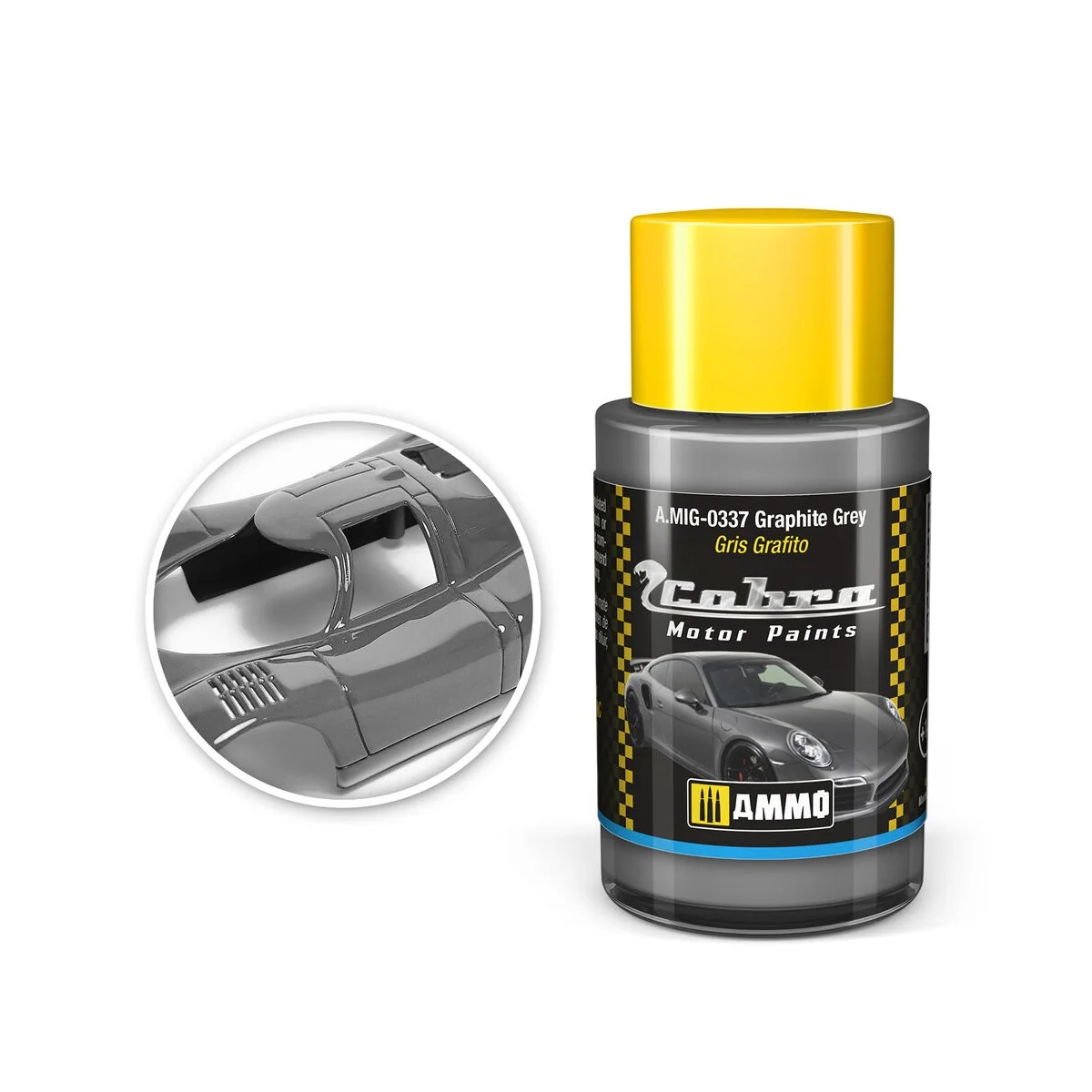 COBRA MOTOR Graphite Grey - AMMO by MIG Jimenez A.MIG-0337 COBRA MOTOR Graphite Grey - AMMO by MIG Jimenez A.MIG-0337