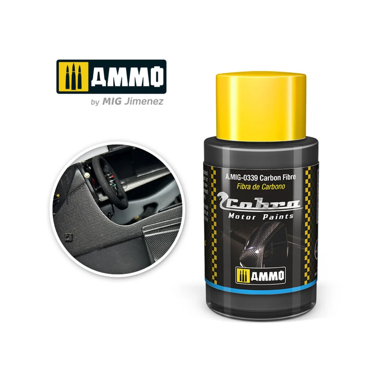 COBRA MOTOR Carbon Fibre - AMMO by MIG Jimenez A.MIG-0339