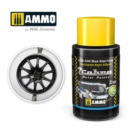 COBRA MOTOR Black Gloss Primer - AMMO by MIG Jimenez A.MIG-0342